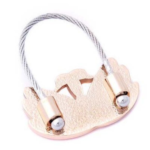 3/$25 🏷️ Golden Swan Keychain Rhinestone Crystal animal Keyring for Lovers - Picture 2 of 4